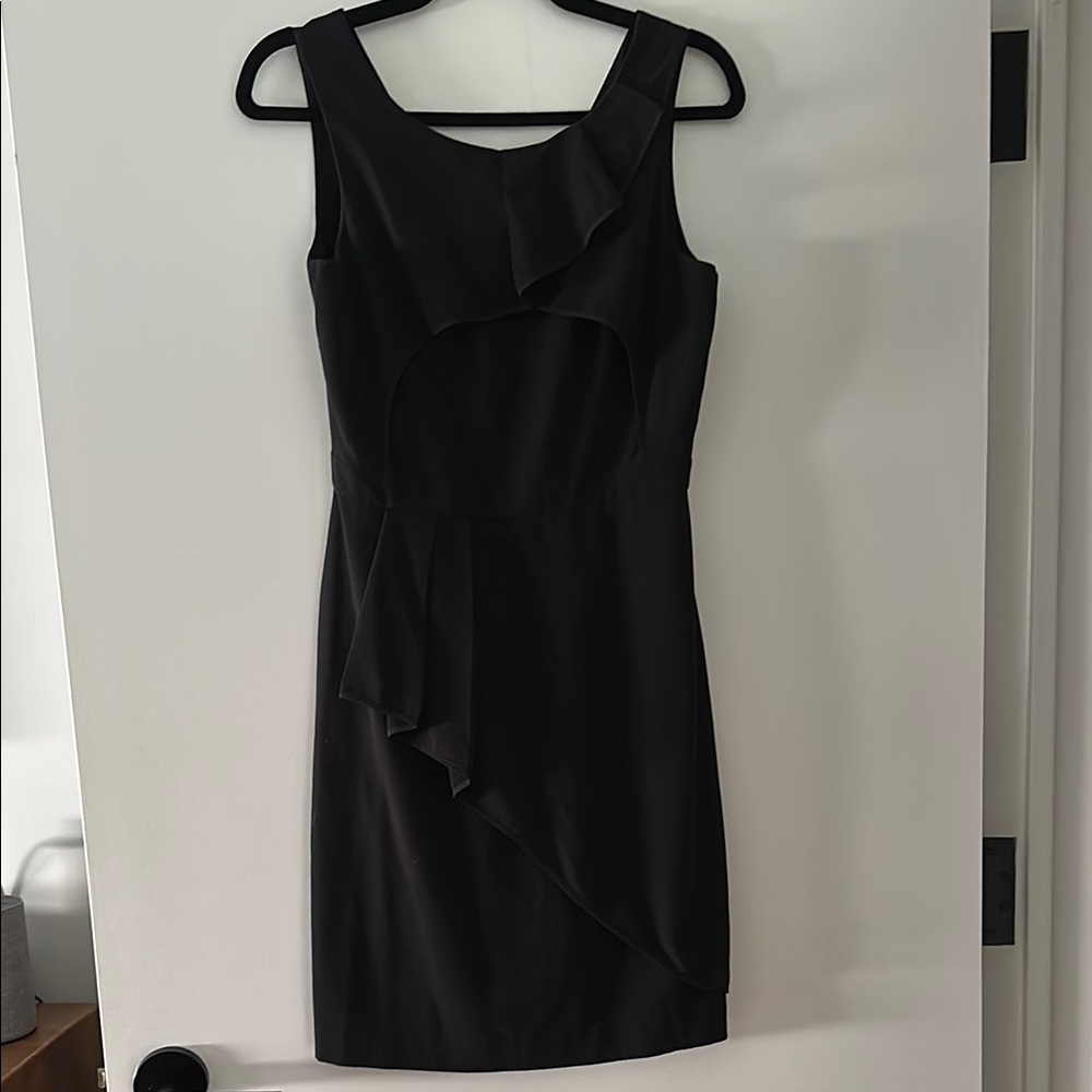 BCBGMaxAzria Black Asymmetrical Dress